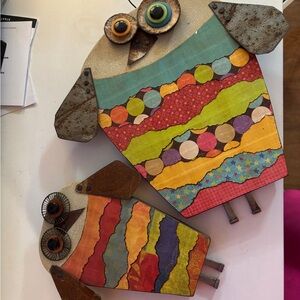 Colorful Owl Mixed Media Art Set